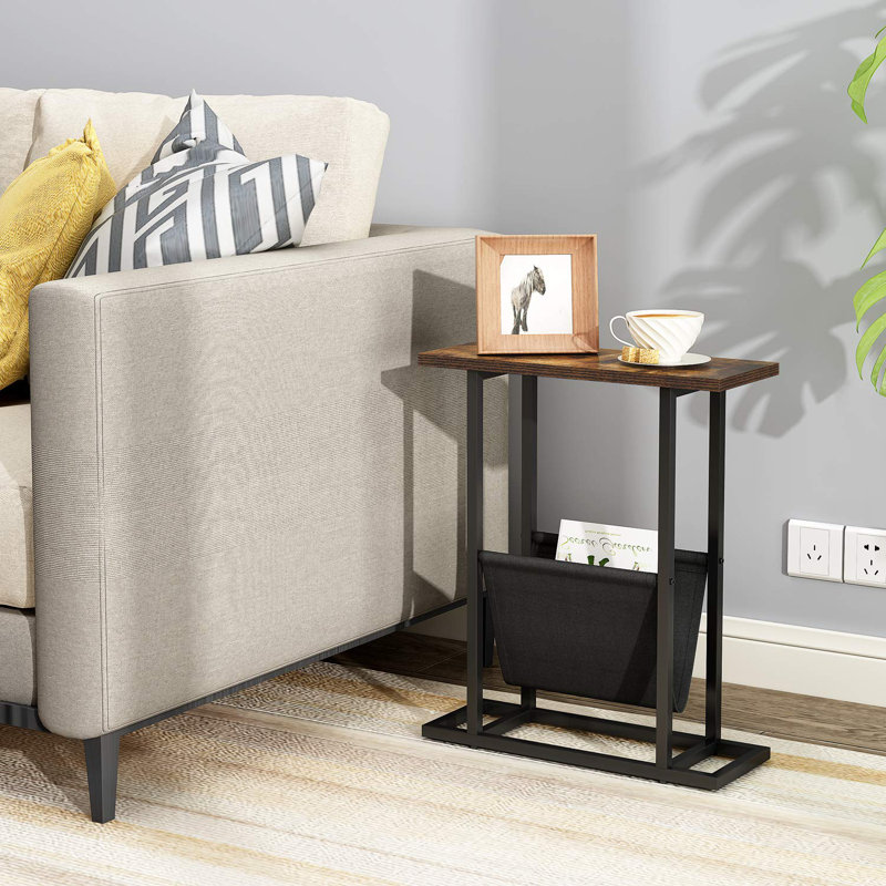 Borough Wharf Holifield Side Table with Storage & Reviews Wayfair.co.uk